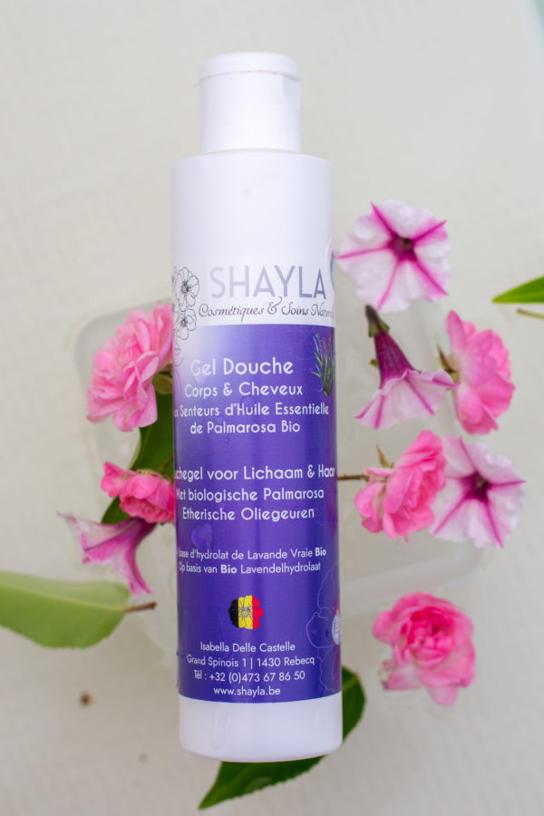 SHAYLA GEL douche corps et cheveux naturels à l hydrolat - de lavande vraie bio- belge.jpg